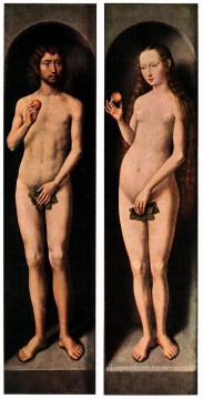 Adam and Eve 1485 Netherlandish Hans Memling Oil Paintings